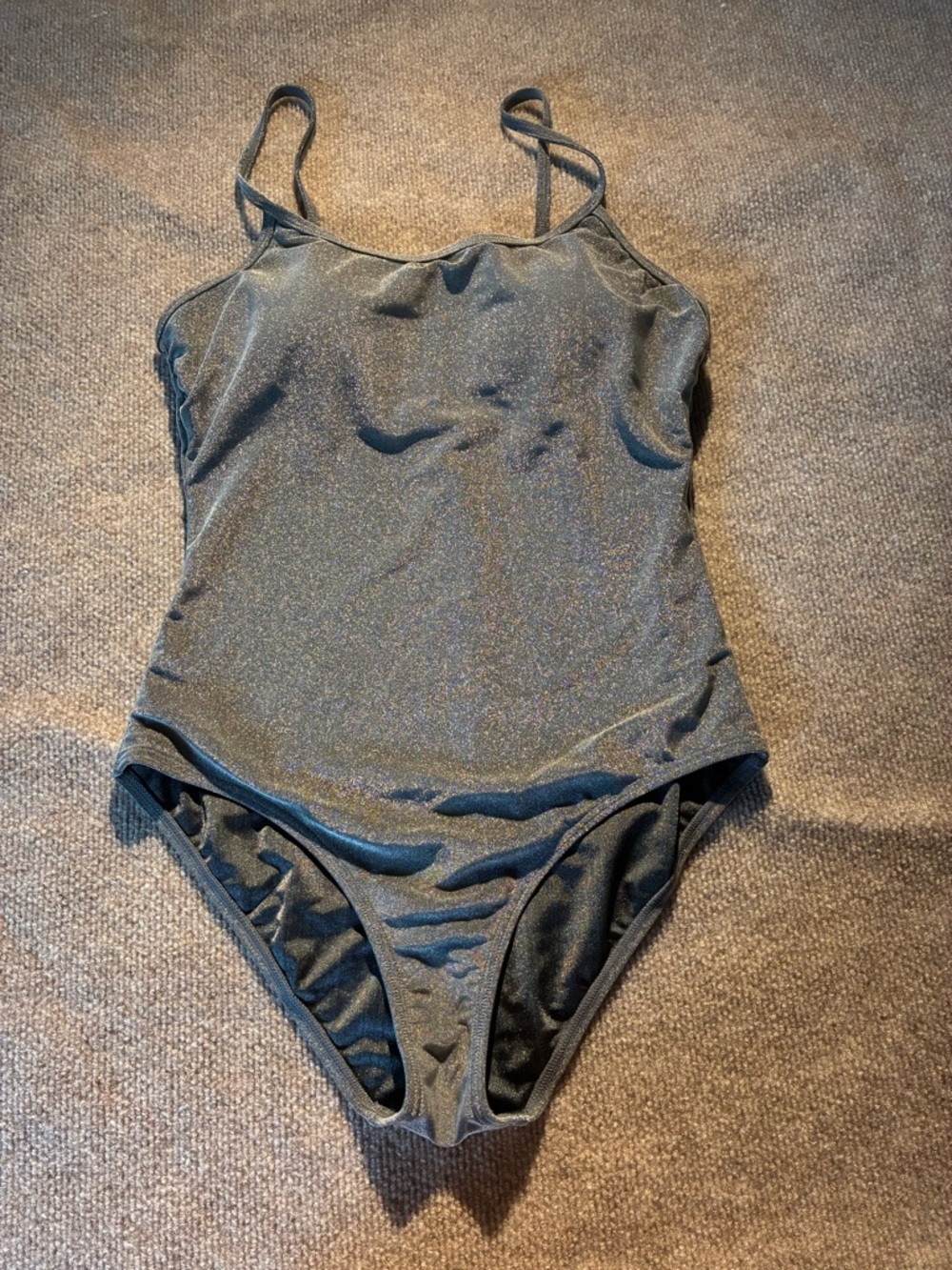 Shimmery Betty’s Beach Bungalow One-Piece Swimsuit